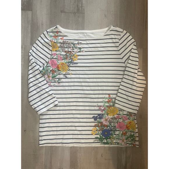 Talbots Tops - Talbots classic 3/4 length tshirt. Size Large Petitie